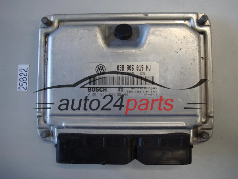Sterownik silnika VOLKSWAGEN SEAT IBIZA 1.9 TDI BOSCH 0281011823 038906019NJ EDC15P+ -
