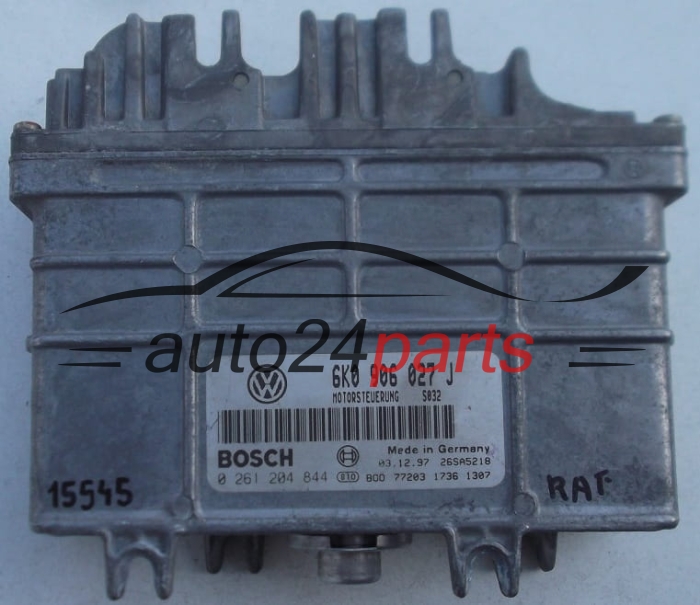 SEAT IBIZA CORDOBA VW CADDY INCA POLO 1.4 AKV APQ 6K0906027J, 6K0 906 027 J, BOSCH 0261204844, 0 261 204 844