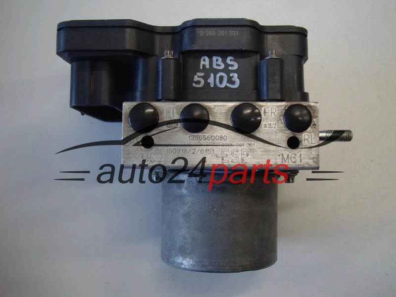 ABS POMPA I STEROWNIK FIAT DUCATO 1396560080, 0265291231, 0265956519