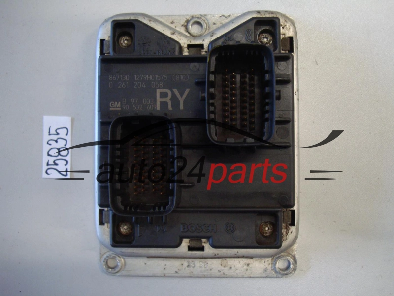 KOMPUTER STEROWNIK SILNIKA OPEL CORSA B 1.0 X10XE BOSCH 0 261 204 058, 0261204058, GM 90 532 609 RY, 90532609RY, 90532609