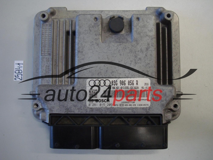 KOMPUTER STEROWNIK SILNIKA AUDI A3 1.9 TDI BOSCH 0 281 015 209, 0281015209, 03G 906 056 R, 03G906056R, 03G 906 021 AB, 03G906021AB, DIESEL EDC16U34