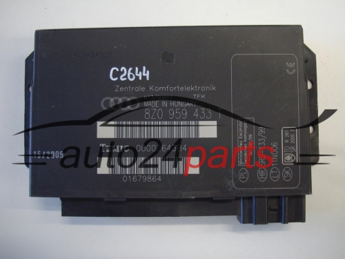 CENTRALKA MODUL KOMFORTU AUDI 8Z0 959 433 T, 8Z0959433T, TEMIC 00002643B3