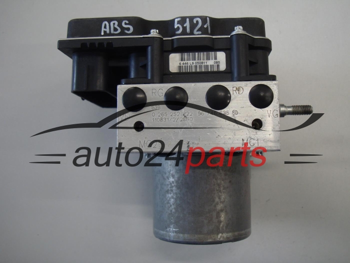 ABS POMPA I STEROWNIK CITROEN PEUGEOT BOSCH 0265252222, 9674663580, 0265951952