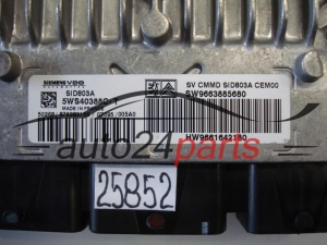 KOMPUTER STEROWNIK SILNIKA CITROEN C5 2.0 HDI SIEMENS VDO 5WS40388C-T, 5WS40388CT, SW 9663885680, HW 9661642180 SID803A