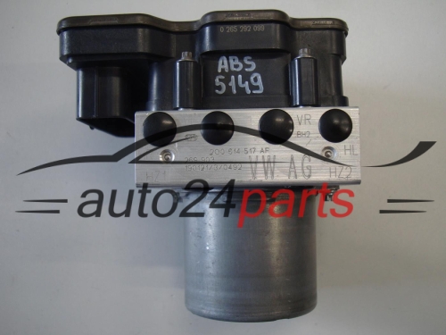 ABS POMPA I STEROWNIK AUDI VOLKSAWAGEN SEAT 2Q0614517AF, 0265292099, 0265956687
