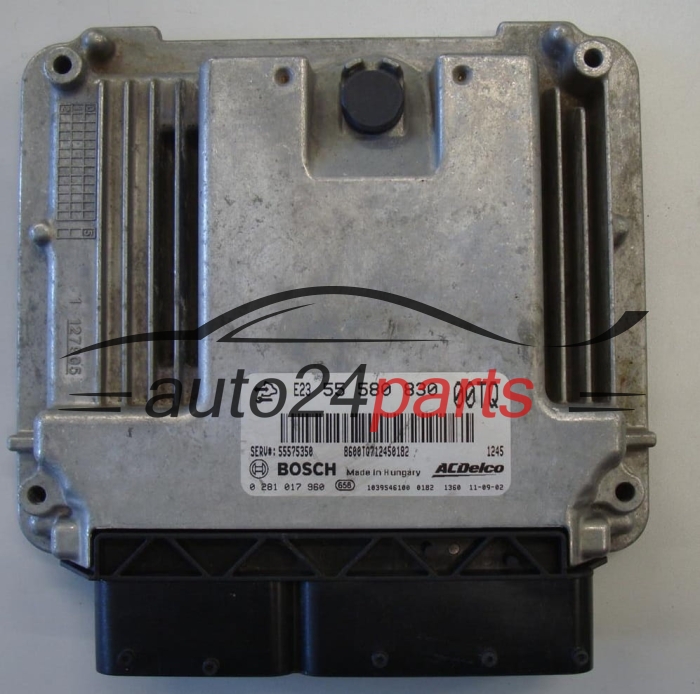 1.3 CDTI OPEL CORSA 55580830 00TQ, 55 580 830, 55575350, BOSCH 0281017960, 0281 017 960