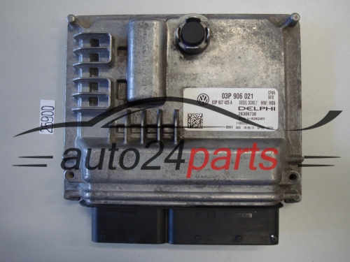 KOMPUTER STEROWNIK SILNIKA VOLKSWAGEN POLO 6R 1.2 TDI DELPHI 28306738, 03P 906 021, 03P906021, 03P 907 425 A, 03P907425A