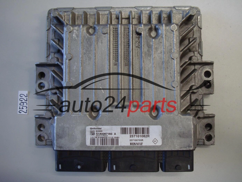 KOMPUTER STEROWNIK SILNIKA NISSAN JUKE 1.5 DCI S180067163 A, 237101082R