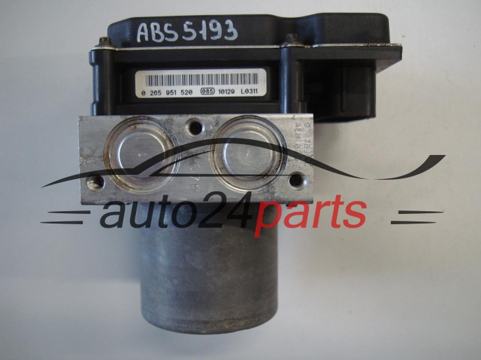 ABS POMPA I STEROWNIK MERCEDES BENZ BOSCH 0 265 251 365, 0265251365, A0074314612, 0265951520
