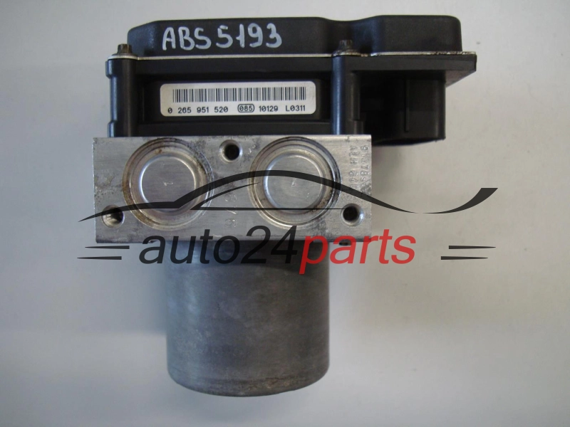 ABS POMPA I STEROWNIK MERCEDES BENZ BOSCH 0 265 251 365, 0265251365, A0074314612, 0265951520