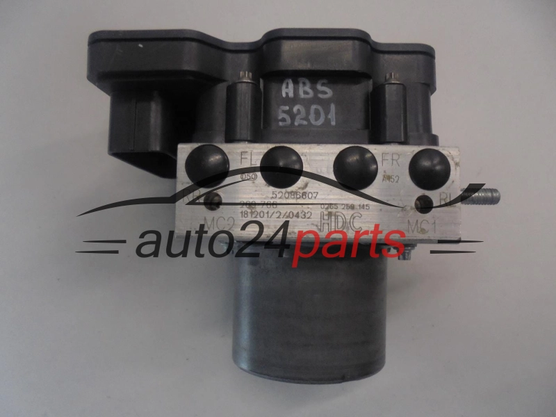 ABS POMPA I STEROWNIK FIAT DUCATO BOXER JUMPER 52086607, 0265259145, 0265956519