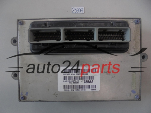KOMPUTER STEROWNIK SILNIKA CHRYSLER JEEP GRAND CHEROKEE 4.0 MOTOROLA 09A0300RC184, P56041 785AA, P56041785AA, WBSBB