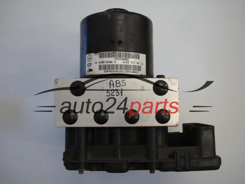 ABS POMPA I STEROWNIK MERCEDES BENZ A1634310512, 10.0947-1501.4, 10094715014