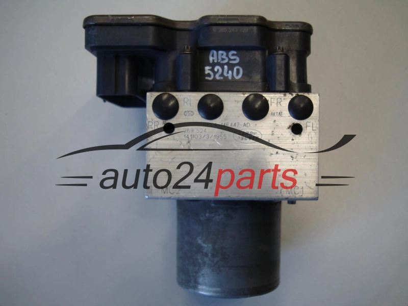Pompa ABS i sterownik Range Rover FPLA14F447AD 0265243729 0265956038