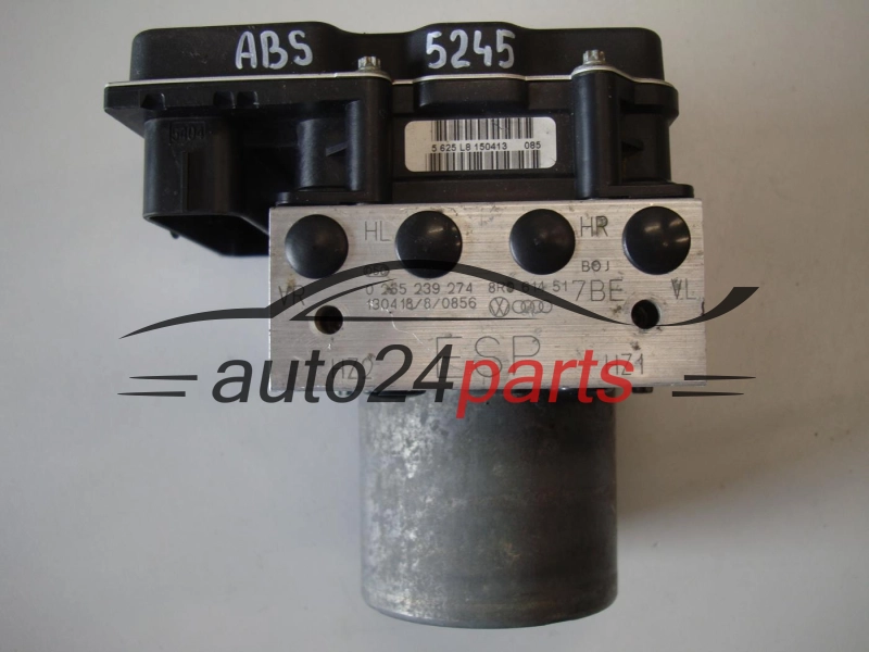 ABS POMPA I STEROWNIK AUDI BOSCH 0265239274, 8R0614517BE, 8R0907379AB, 0265951964
