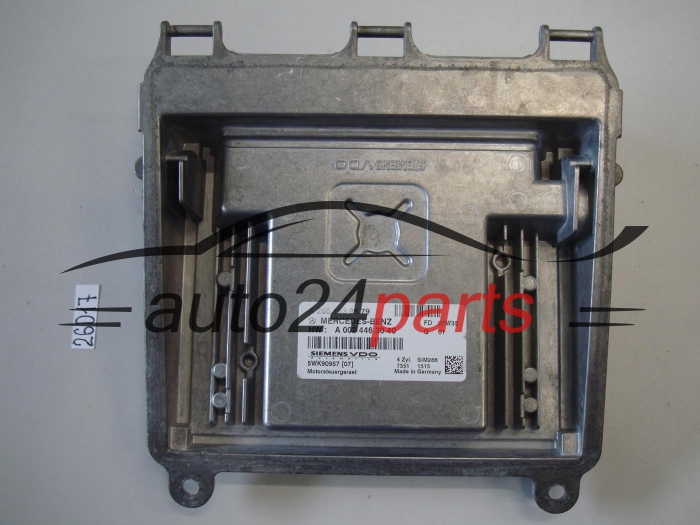 KOMPUTER STEROWNIK SILNIKA MERCEDES W 169 SIEMENS 5WK90957, A 266 153 08 79, A2661530879, A 002 446 30 40, A0024463040