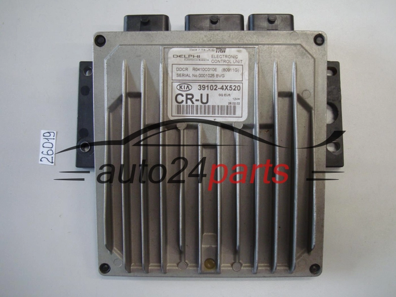 KOMPUTER STEROWNIK SILNIKA KIA CARNIVAL 2.9 CRDI Delphi R0410C010D, 39102-4X520, 391024X520