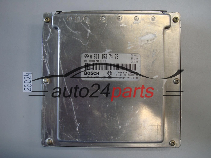 KOMPUTER STEROWNIK SILNIKA MERCEDES BENZ BOSCH 0 281 010 608, 0281010608, A6111537479, CR2.11