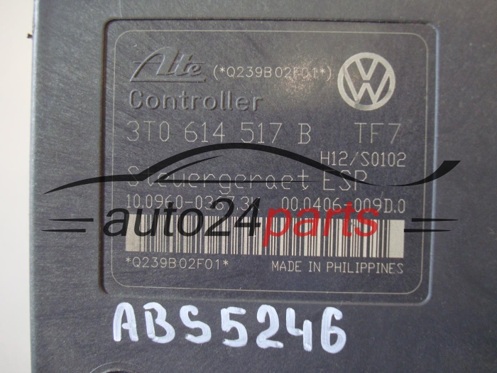 SKODA 3T0614517B, 10.0960-0367.3K, 10096003673K