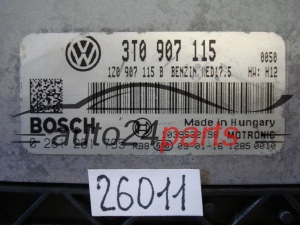 SKODA BOSCH 0 261 201 795, 0261201795, 3T0907115, MED17.5