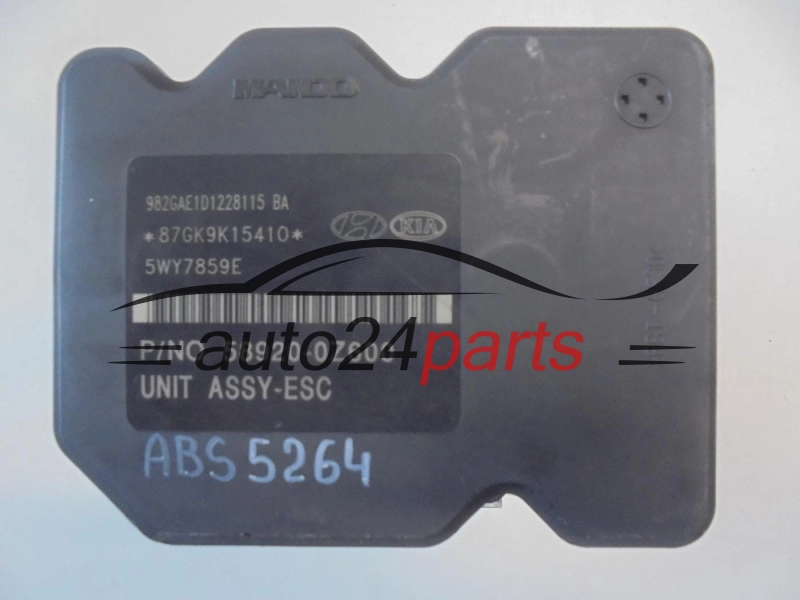 ABS POMPA I STEROWNIK KIA HYUNDAI 58920-0Z600, 589200Z600, 5WY7859B