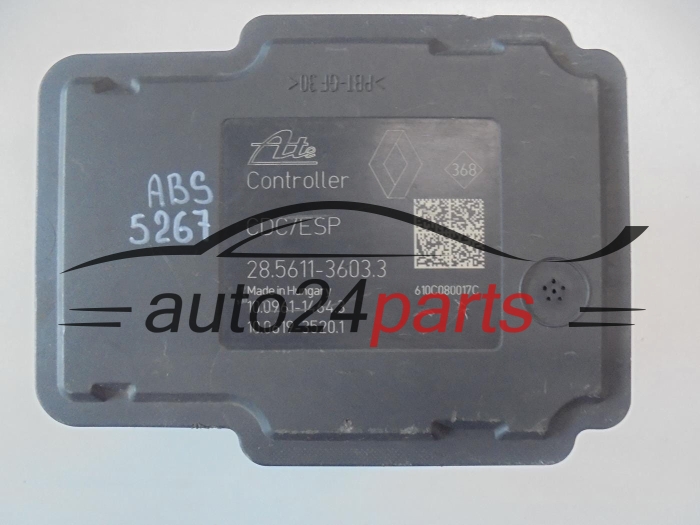 ABS POMPA I STEROWNIK RENAULT 476607984R, 10.0212-0580.4, 10021205804, 28.5611-3603.3, 28561136033
