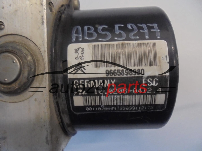 ABS POMPA CITROEN PEUGEOT 9665898980, 10.0206-0412.4, 10020604124, 10.0960-3923.3, 10096039233