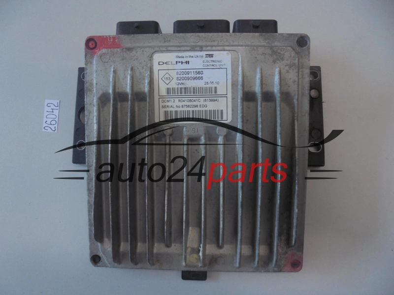 KOMPUTER STEROWNIK SILNIKA RENAULT KANGOO 1.5 DCI Delphi R0410B041C, 8200911560, 8200909666