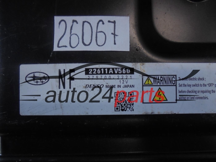 KOMPUTER STEROWNIK SILNIKA SUBARU 22611AV560, 275700-2221, 2757002221