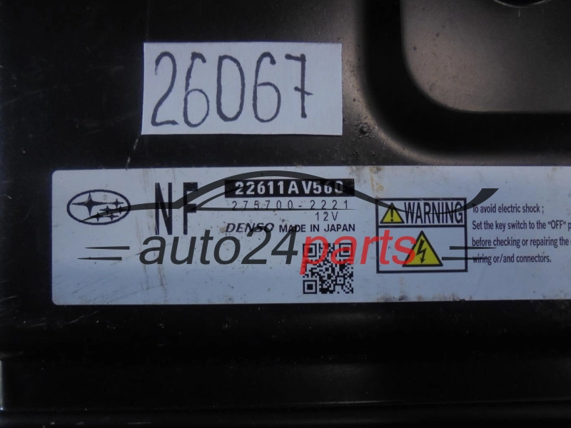 KOMPUTER STEROWNIK SILNIKA SUBARU 22611AV560, 275700-2221, 2757002221