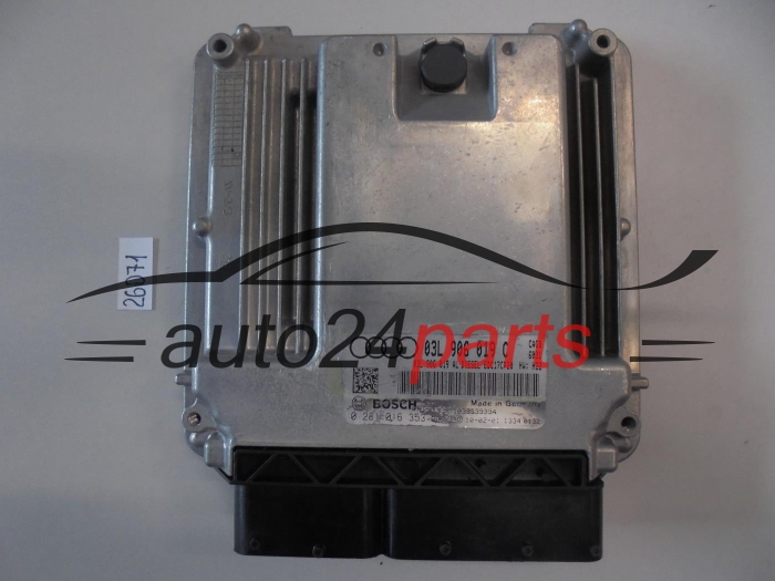 KOMPUTER STEROWNIK SILNIKA AUDI BOSCH 0281016353, 0 281 016 353, 03L906019C, EDC17CP20