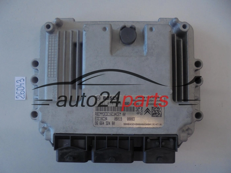 CITROEN PEUGEOT 1.4 HDI BOSCH 0 281 014 444, 0281014444, 96 664 324 80, 9666432480, 9661586080