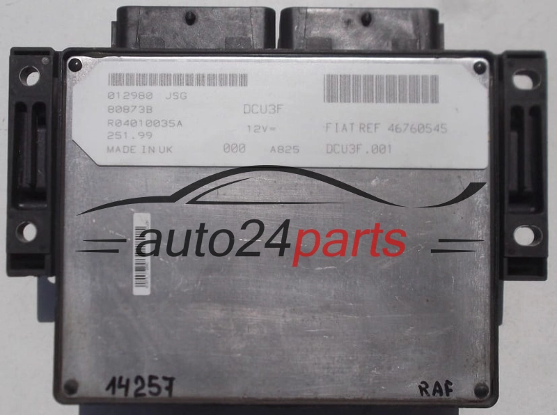 KOMPUTER STEROWNIK SILNIKA FIAT PUNTO LUCAS R04010035A, 46760545