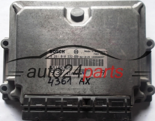 Motorsteuergerät Alfa Romeo 147 1.9 JTD 0281010332 55185365 93741AAA 1039S00957