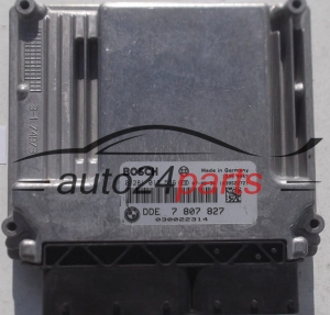 MOTORSTEUERGERÄT ECU STEUERGERÄT BMW 3 BOSCH 0 281 013 536, 0281013536, DDE 7 807 827, DDE7807827, 7807827 