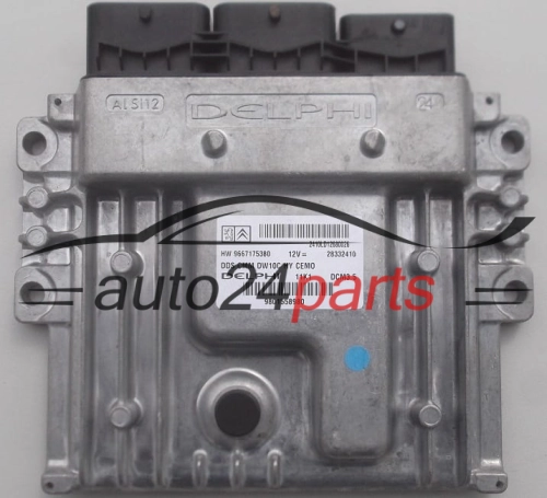 MOTORSTEUERGERÄT ECU STEUERGERÄT  CITROEN PEUGEOT 2.0 HDI DELPHI 28332410, 9667175380, DCM3.5