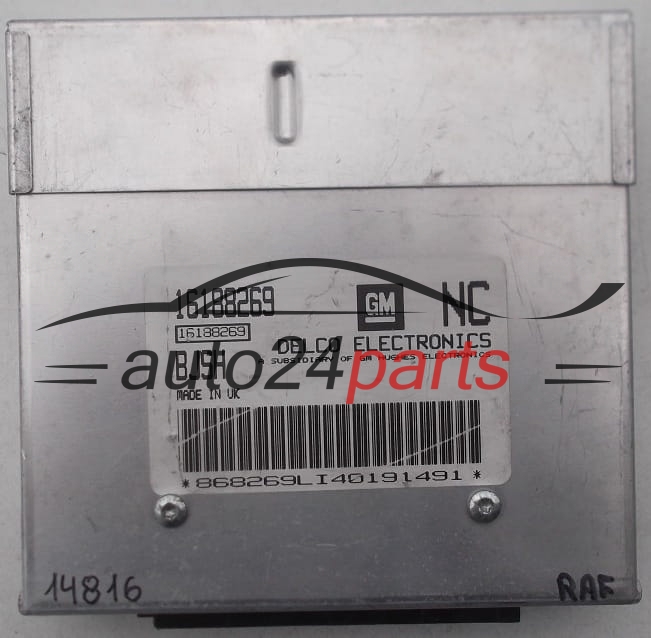 CALCULATEUR MOTEUR OPEL CORSA B DELCO 16188269 NC, 16188269NC, BJSH