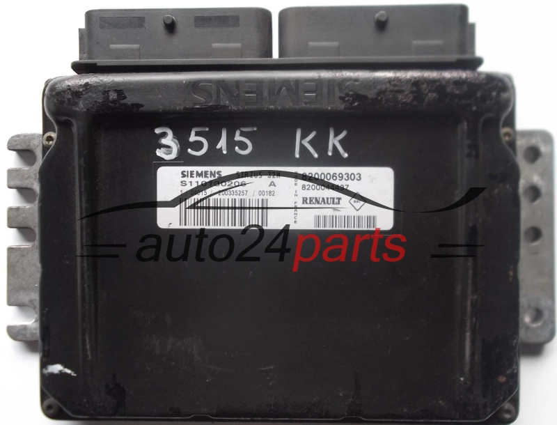 KOMPUTER STEROWNIK SILNIKA RENAULT CLIO SIEMENS S110130206 A,  8200069303