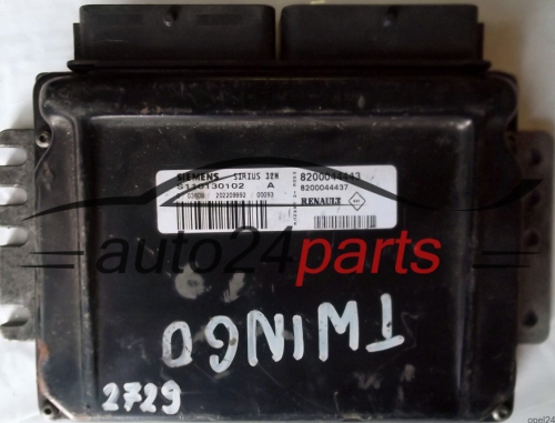UCE CENTRALITA DE MOTOR RENAULT TWINGO 1.2 SIEMENS SIRIUS 32N S110130102A S110130102 A, 8200044443 8200044437