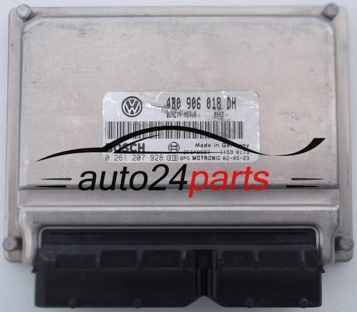 KOMPUTER STEROWNIK SILNIKA AUDI A4 VOLKSWAGEN PASSAT 1.8 T BOSCH 0 261 207 928,  4B0 906 018 DH