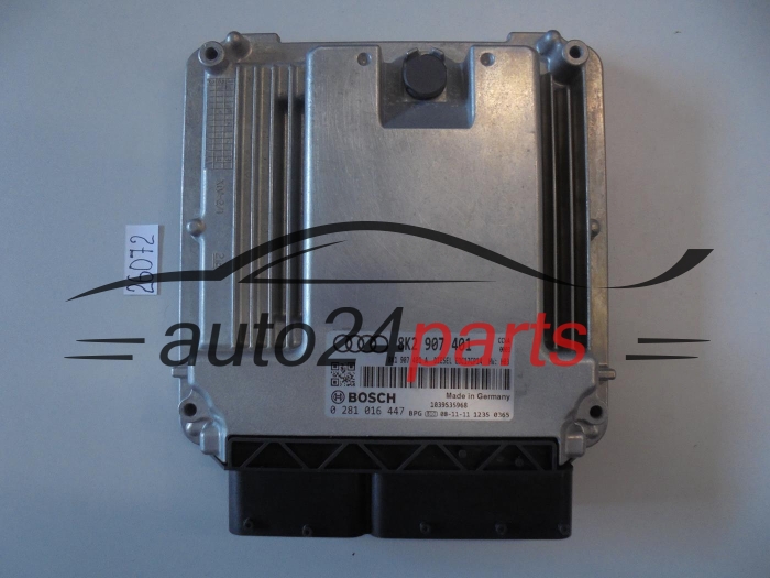 KOMPUTER STEROWNIK SILNIKA AUDI BOSCH 0 281 016 447, 0281016447, 8K2907401, EDC17CP14