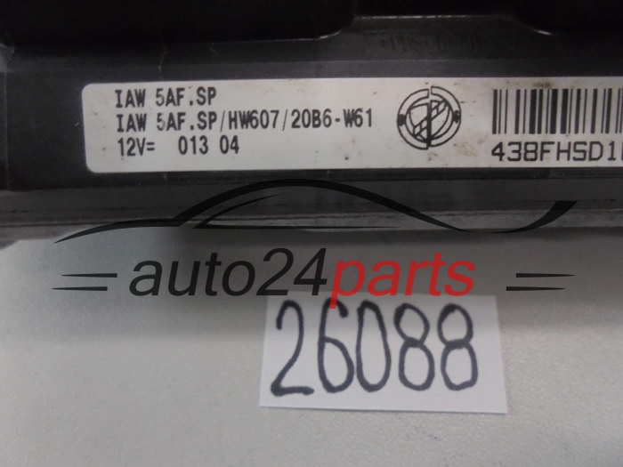 KOMPUTER STEROWNIK SILNIKA FIAT PANDA MAGNETI MARELLI IAW 5AF.SP, IAW5AFSP, 61601.071.02, 6160107102