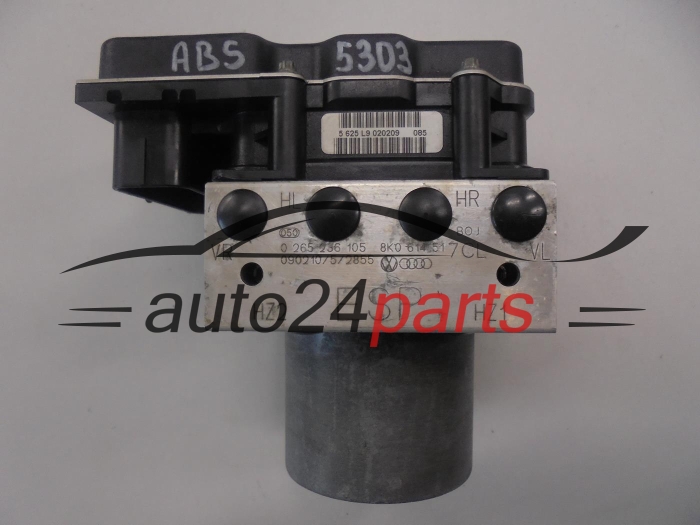 Pompe ABS et calculateur AUDI BOSCH 0 265 236 105, 0265236105, 8K0614517CL, 8K0907379AH, 0265950964