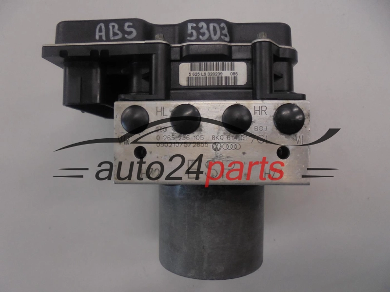 ABS POMPA I STEROWNIK AUDI BOSCH 0 265 236 105, 0265236105, 8K0614517CL, 8K0907379AH, 0265950964