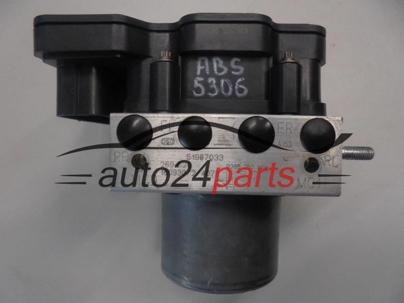ABS POMPA I STEROWNIK FIAT DUCATO BOXER JUMPER 51987033, 0265260989, 0265956214