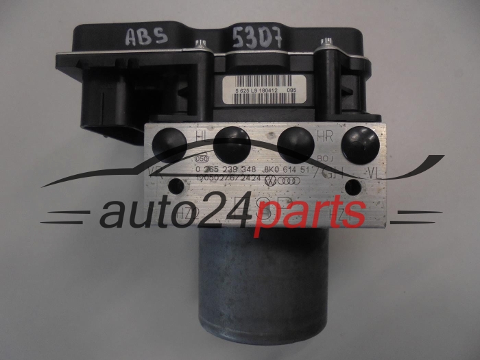 Bomba ABS y centralita AUDI BOSCH 0 265 239 348, 0265239348, 8K0614517GH, 0265952062