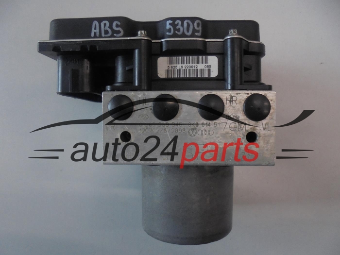 ABS Pumpe und steuergerat AUDI BOSCH 0265239345, 8K0614517GM, 0265952061, 8K0907379CK