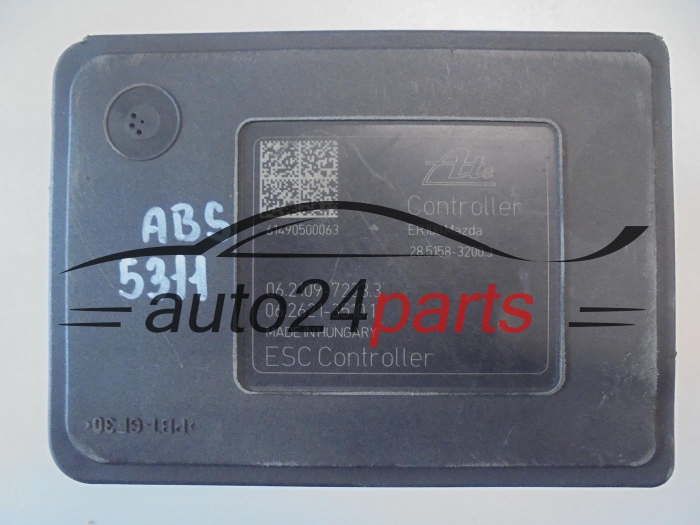 ABS POMPA I STEROWNIK MAZDA BPM543FA0, 06210233954, 06.2102-3395.4, 06210972333, 06.2109-7233.3, 28515832003, 28.5158-3200.3