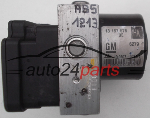 ABS POMPA I STEROWNIK OPEL ASTRA H ZAFIRA B GM 13 157 576 HA, 13157576HA, 13157576, ATE 10.0207-0024.4, 10020700244, 10.0970-0509.3, 10097005093