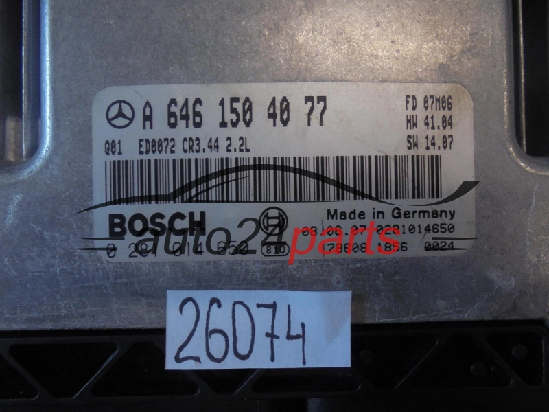 MERCEDES BENZ BOSCH 0 281 014 650, 0281014650, A6461504077, CR3.44